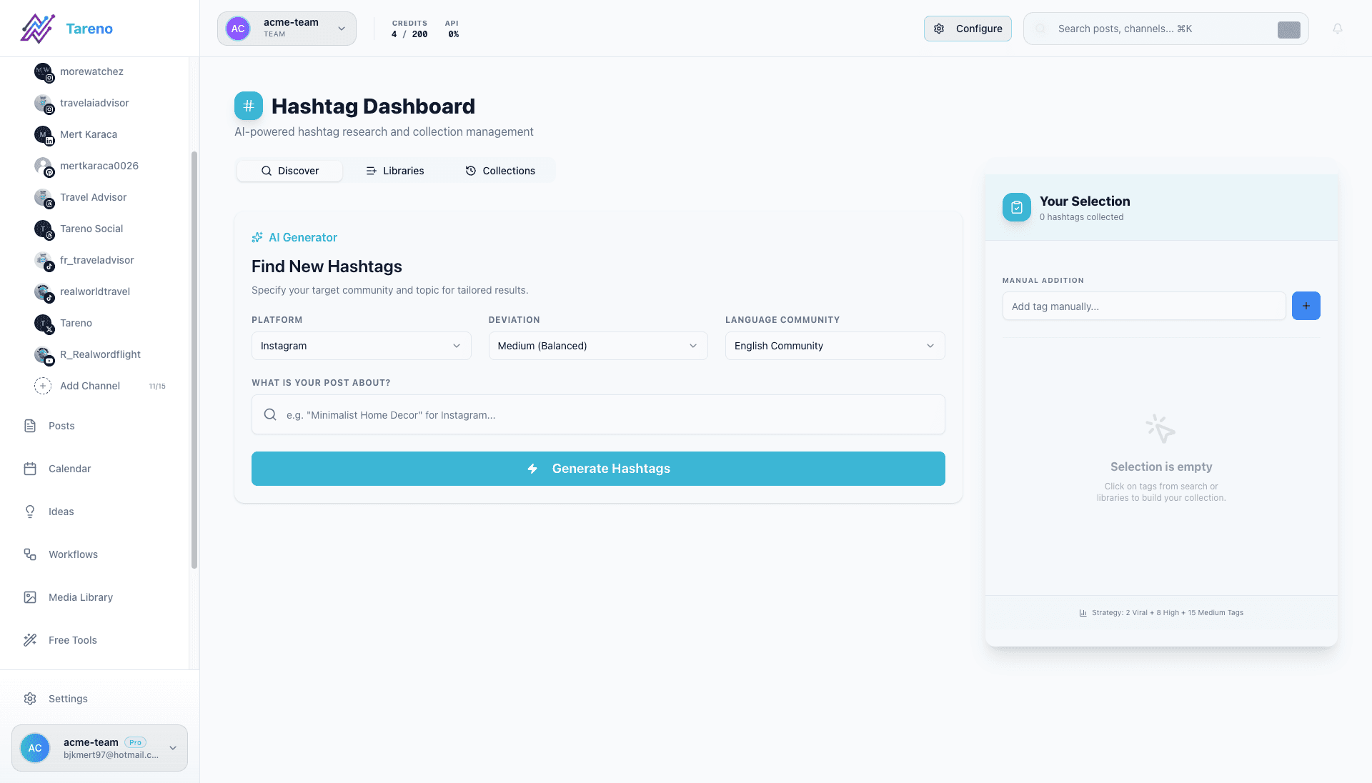 AI hashtag generator