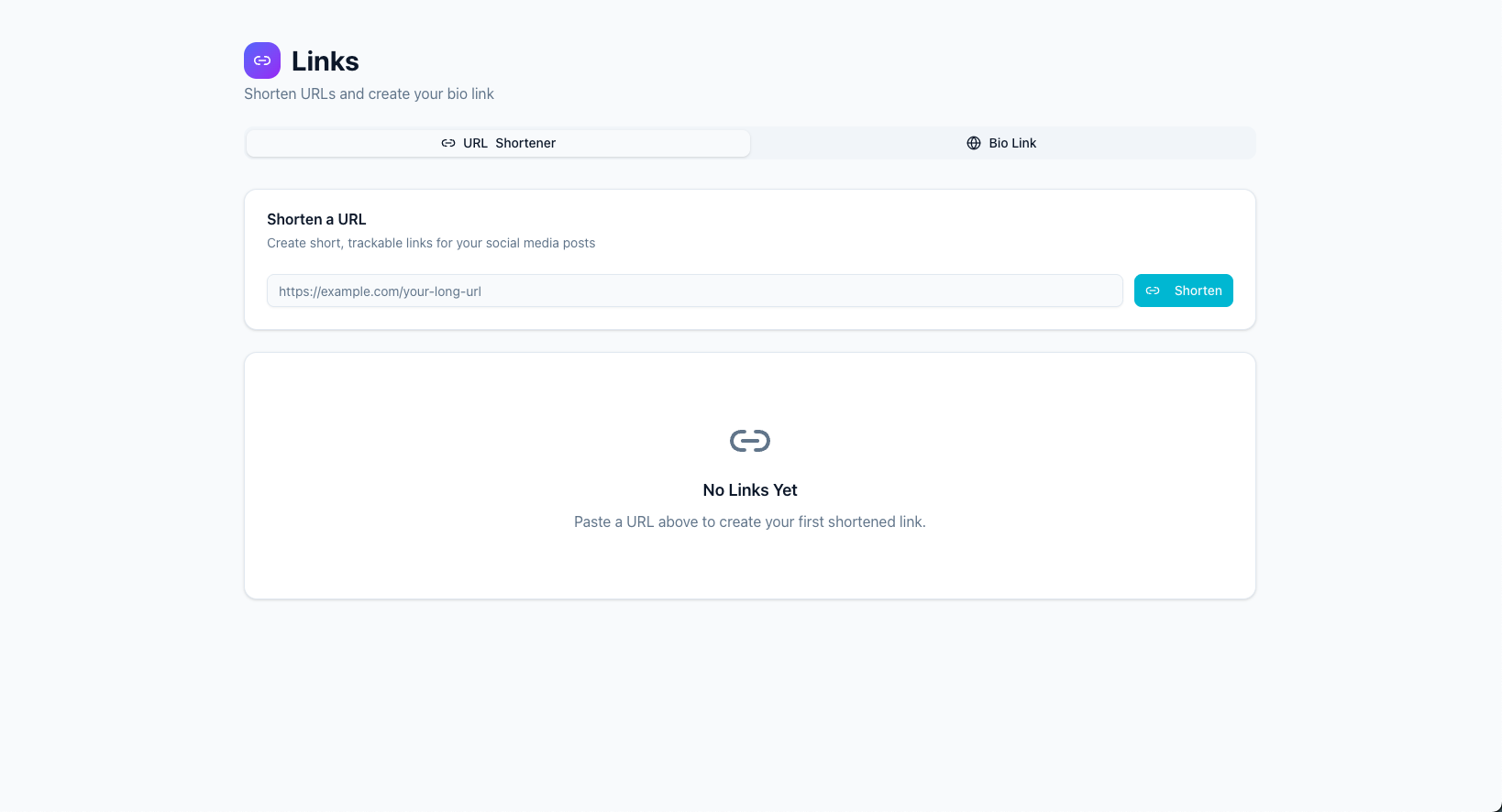 Link manager light view